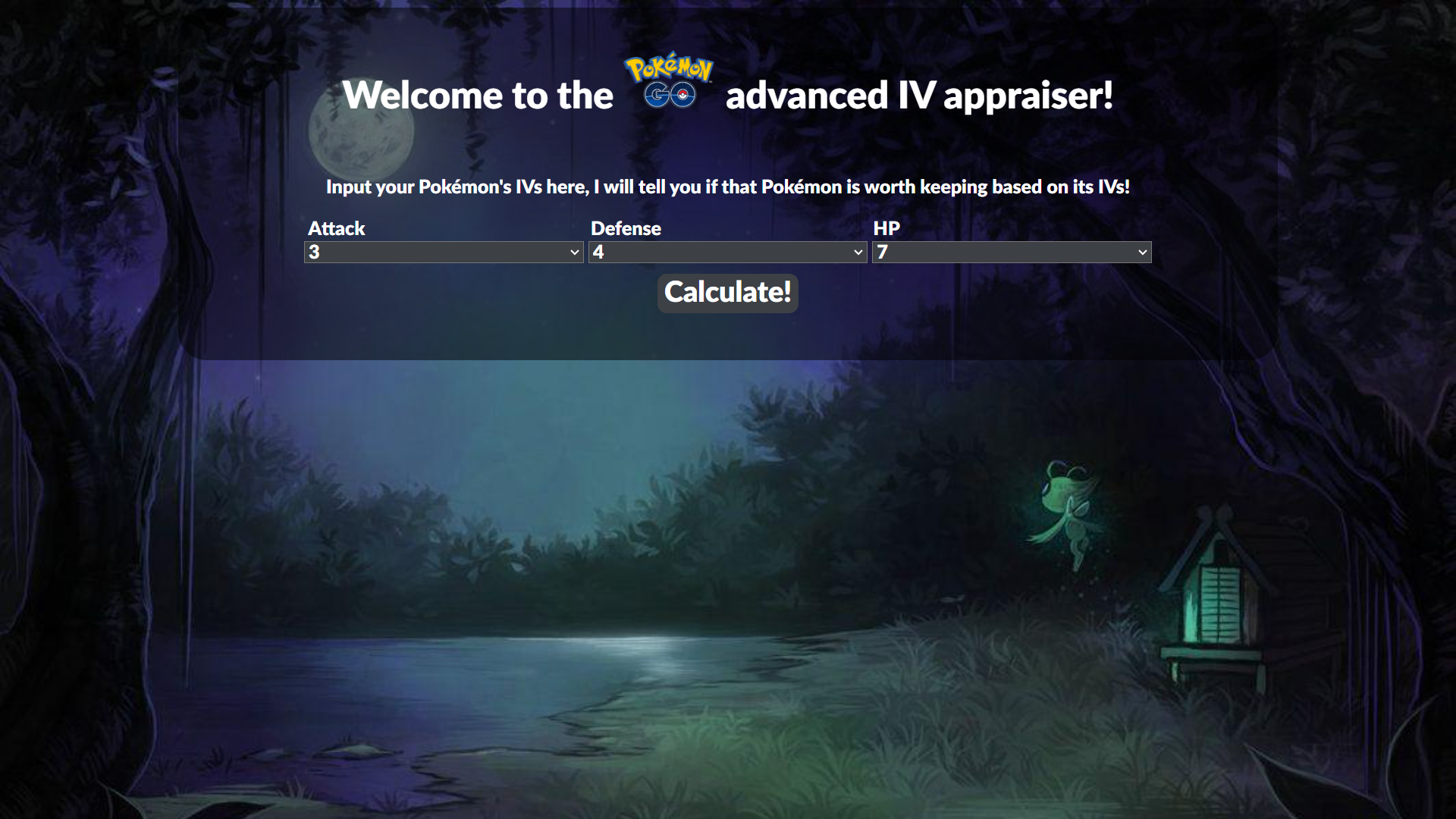Pokémon GO IV Appraiser